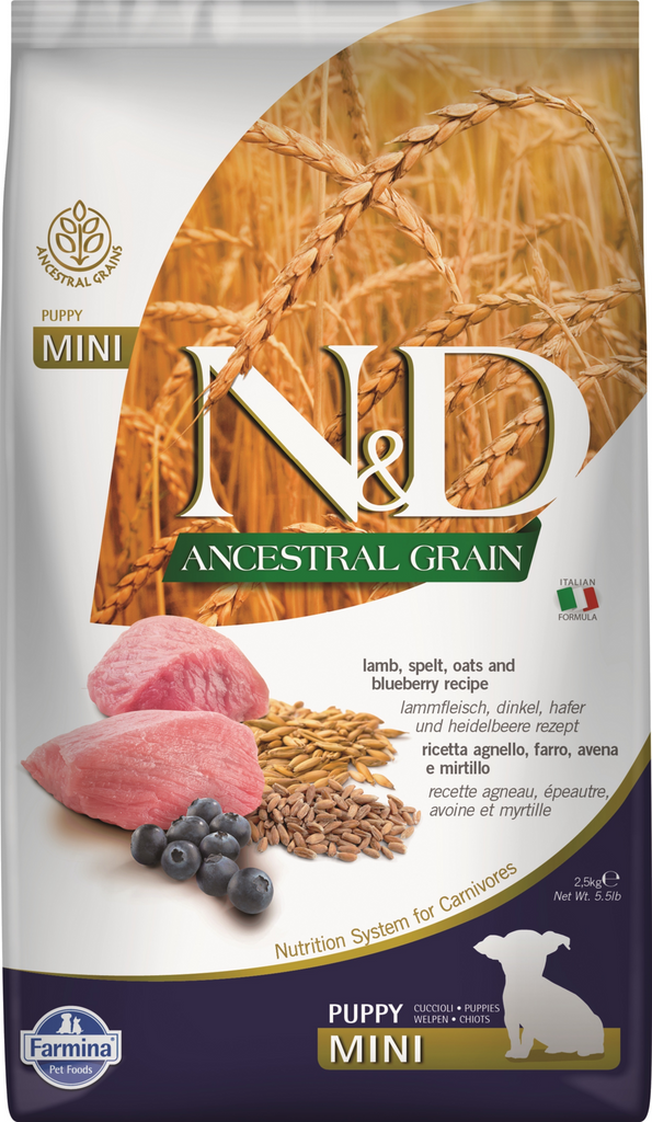 Farmina N&D Tropical Selection Canine Lamb, Spelt, Oats and Tropical Fruits Puppy Mini Dry Food