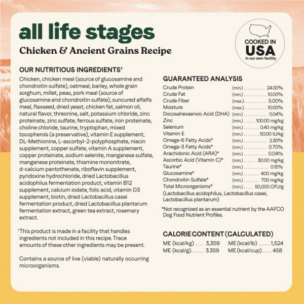 Canidae All Life Stages Dry Dog Food, Real Chicken & Ancient Grains Recipe
