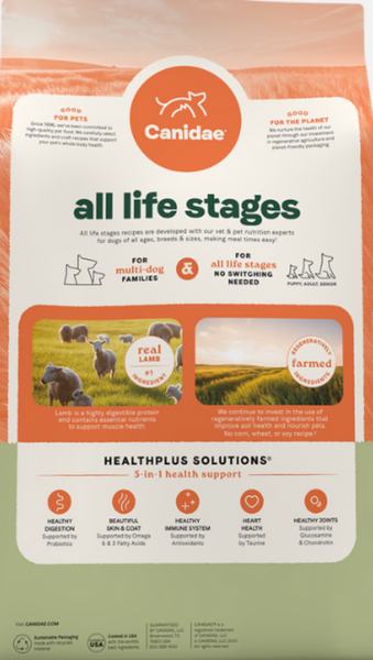 Canidae All Life Stages Dry Dog Food, Real Lamb & Ancient Grains Recipe
