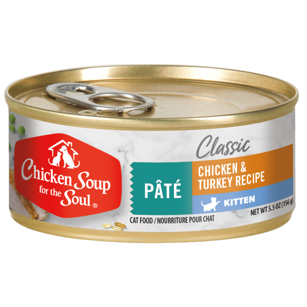 Chicken Soup Kitten Chicken & Turkey Pate Can Cat Food