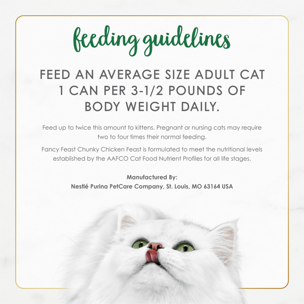 Fancy Feast Chunky Chicken Canned Cat Food