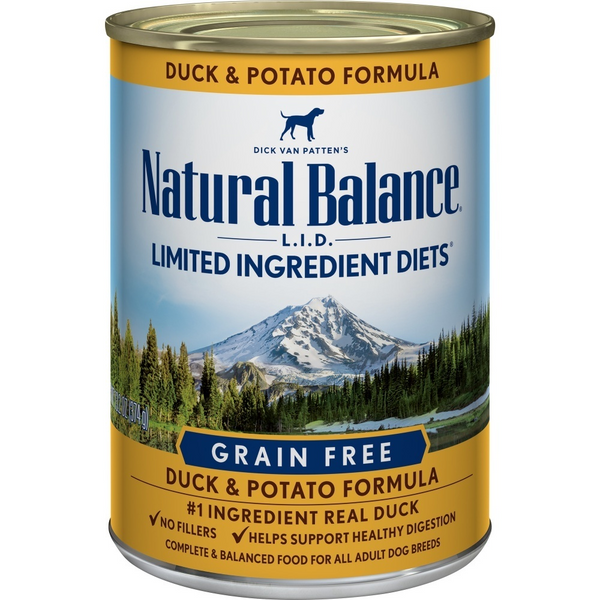 Natural Balance Limited Ingredient Reserve Wet Dog Food, Duck & Potato Recipe