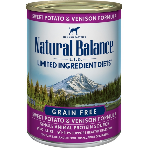 Natural Balance Limited Ingredient Reserve Wet Dog Food, Sweet Potato & Venison Recipe