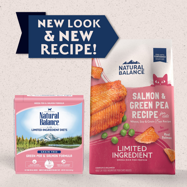 Natural Balance Limited Ingredient Grain Free Salmon & Green Pea Recipe Dry Cat Food