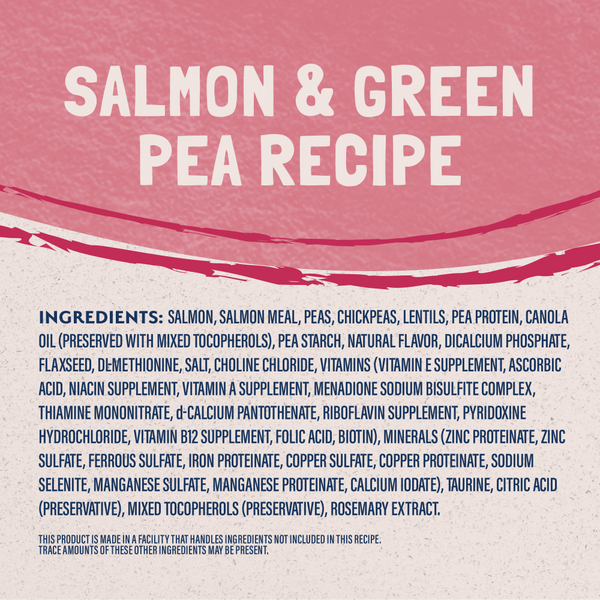 Natural Balance Limited Ingredient Grain Free Dry Cat Food, Salmon & Green Pea Recipe