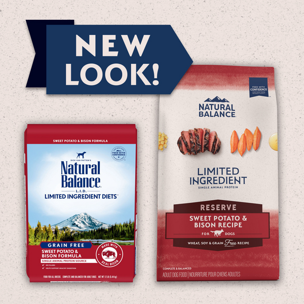 Natural Balance Limited Ingredient Reserve Grain Free Dry Dog Food, Sweet Potato & Bison Recipe