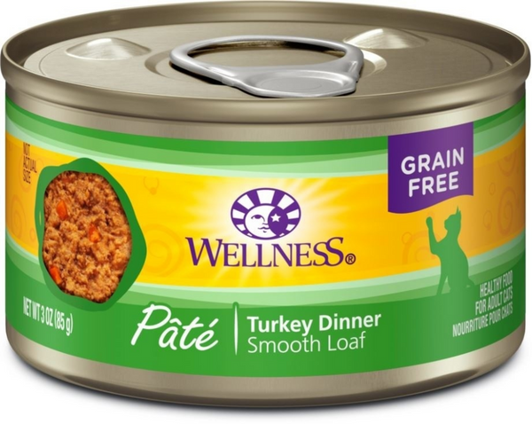 Wellness Complete Health Pate Turkey Dinner Wet Cat Food