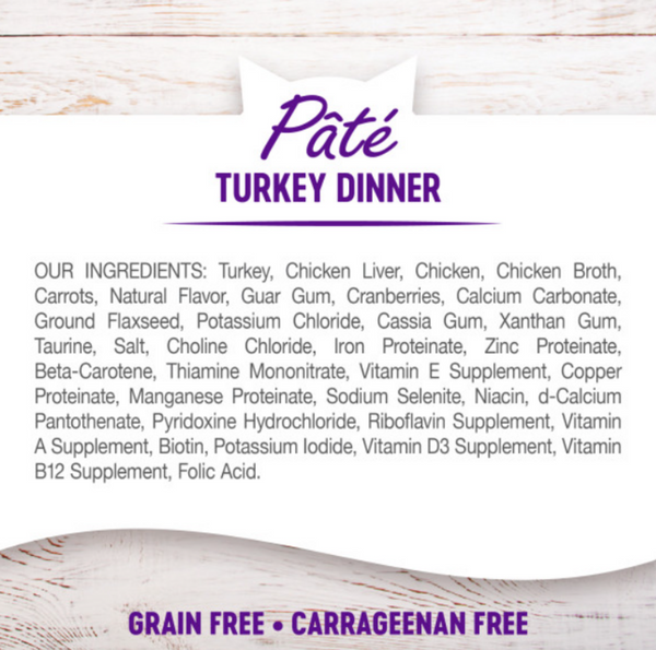 Wellness Complete Health Pate Turkey Dinner Wet Cat Food