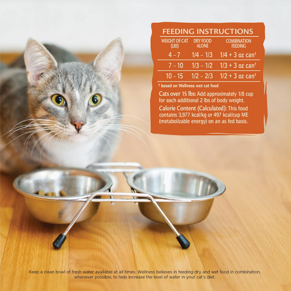 Wellness CORE Natural Grain Free Original Turkey, Chicken, Whitefish & Herring Recipe Dry Cat Food