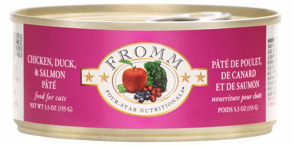 Fromm Four Star Chicken, Duck & Salmon Pate Cat Food