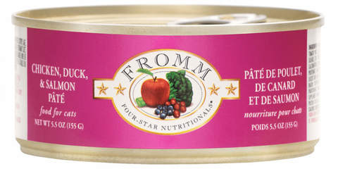 Fromm Four Star Chicken, Duck & Salmon Pate Cat Food