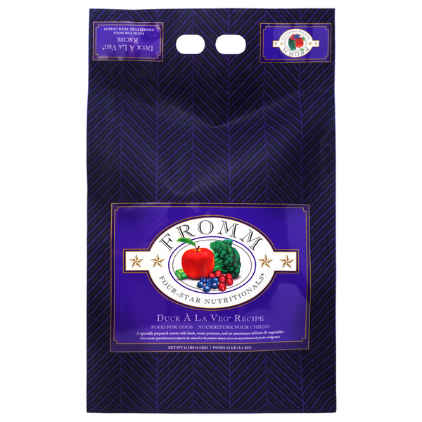 Fromm Four Star Duck A La Veg Recipe Dry Dog Food