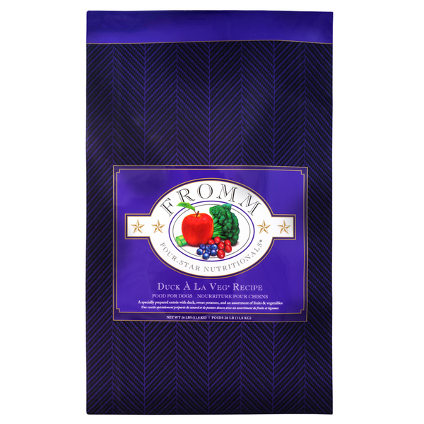 Fromm Four Star Duck A La Veg Recipe Dry Dog Food