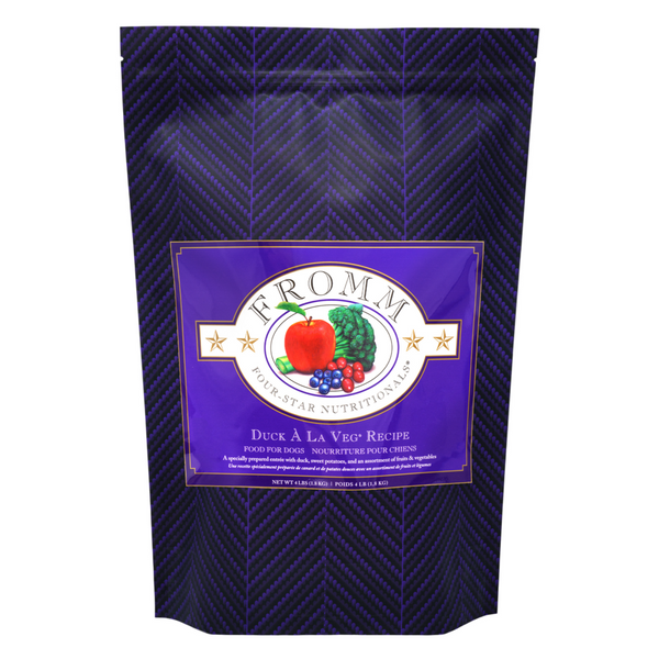 Fromm Four Star Duck A La Veg Recipe Dry Dog Food