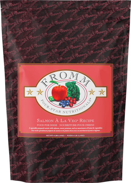 Fromm Four Star Salmon A La Veg Recipe Dry Dog Food
