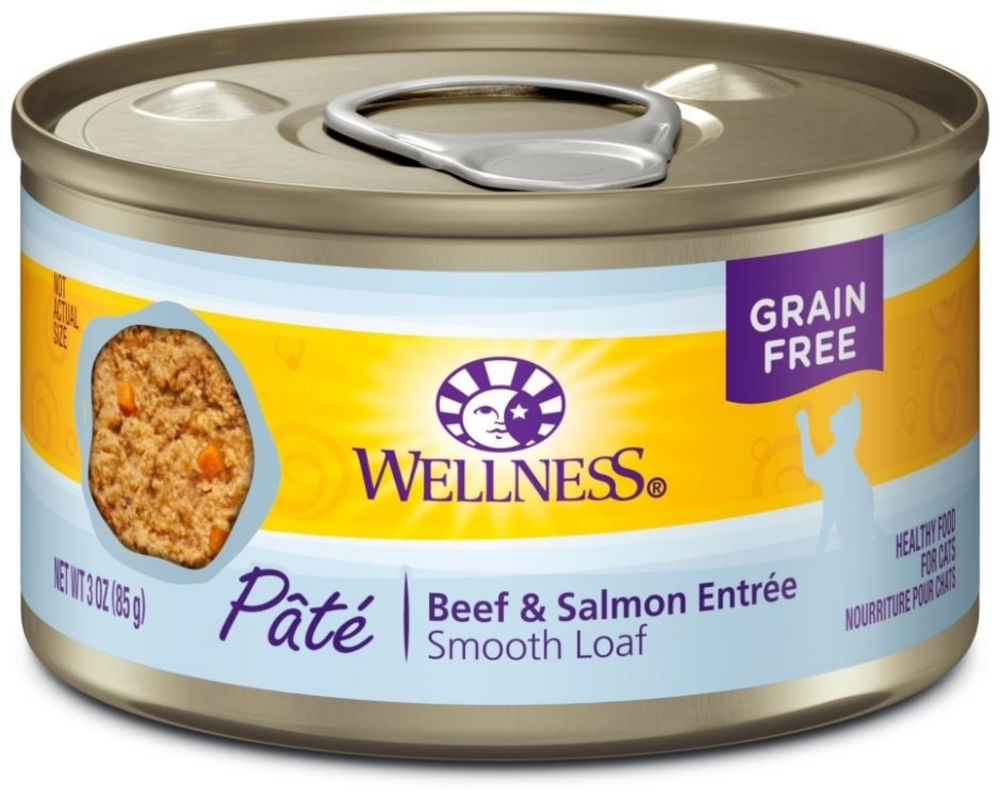 Wellness Complete Health Pate Beef and Salmon Entree Wet Cat Food