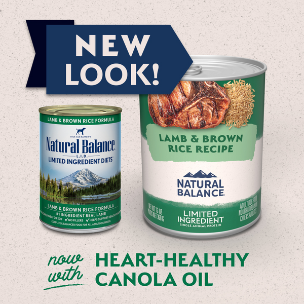 Natural Balance Limited Ingredient Wet Dog Food, Lamb & Brown Rice Recipe