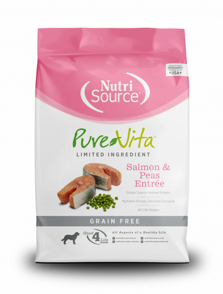 PureVita Grain Free Salmon & Pea Entree Formula Dry Dog Food