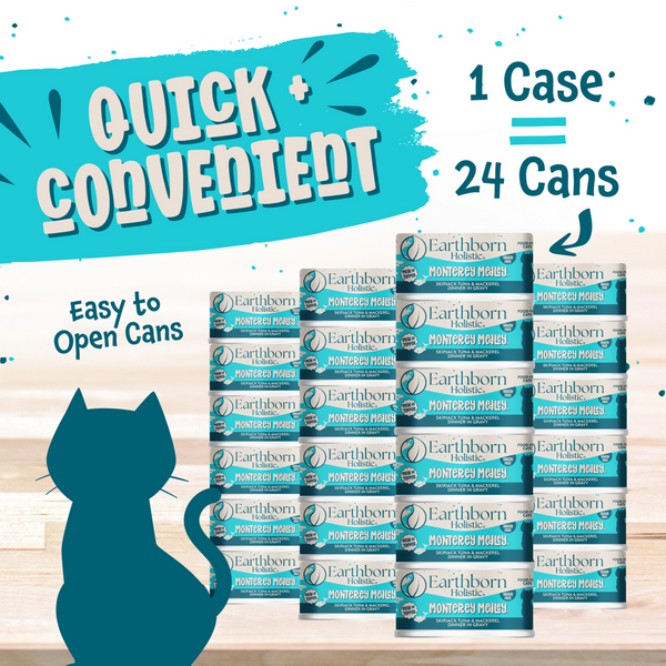 Earthborn Holistic Monterey Medley Grain Free Canned Cat Food