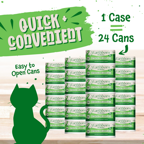 Earthborn Holistic Chicken Catcciatori Grain Free Canned Cat Food