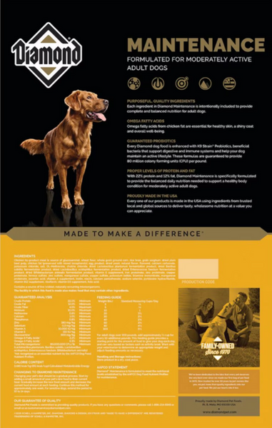 Diamond Maintenance Dry Dog Food