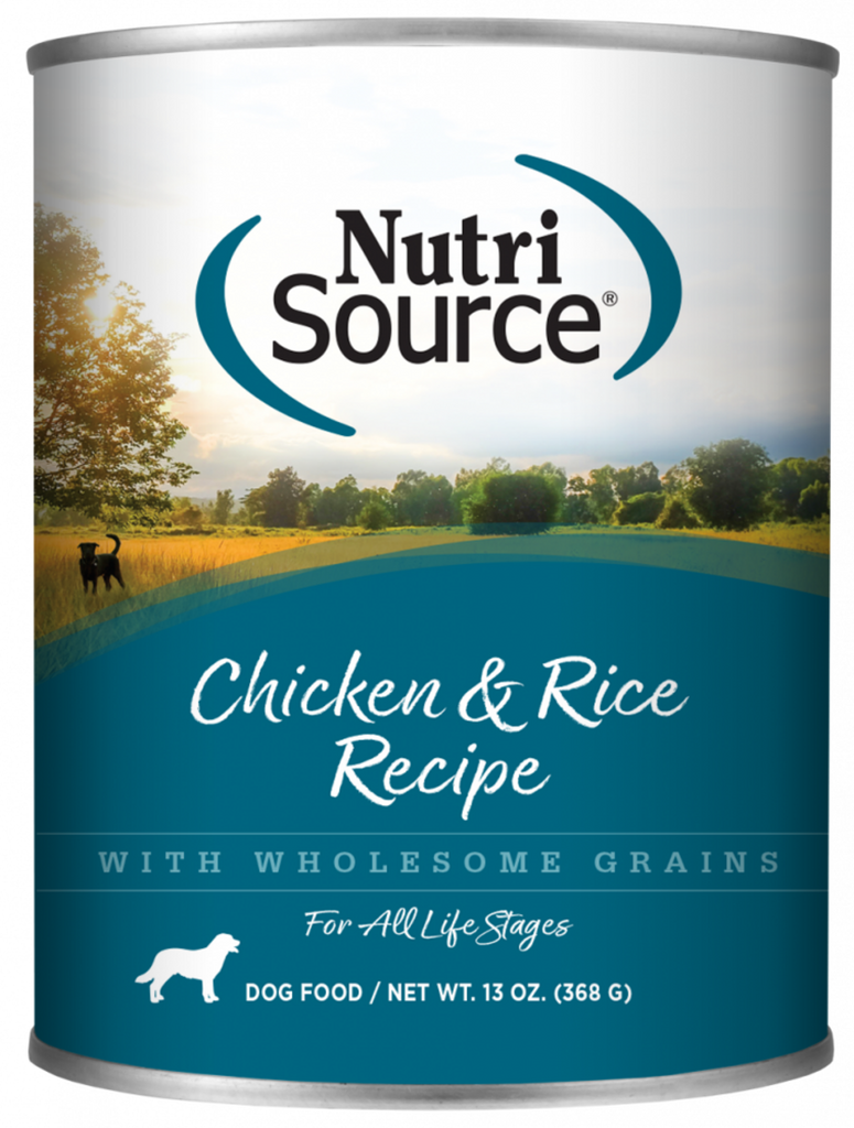 NutriSource Adult Chicken & Rice Canned Dog Food