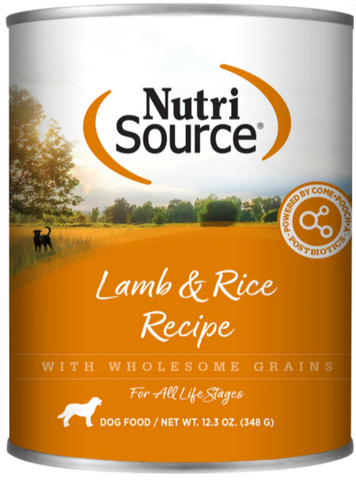 NutriSource Adult Lamb & Rice Canned Dog Food