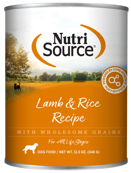 NutriSource Adult Lamb & Rice Canned Dog Food