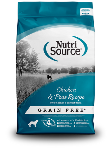 NutriSource Grain Free Chicken & Pea Dry Dog Food
