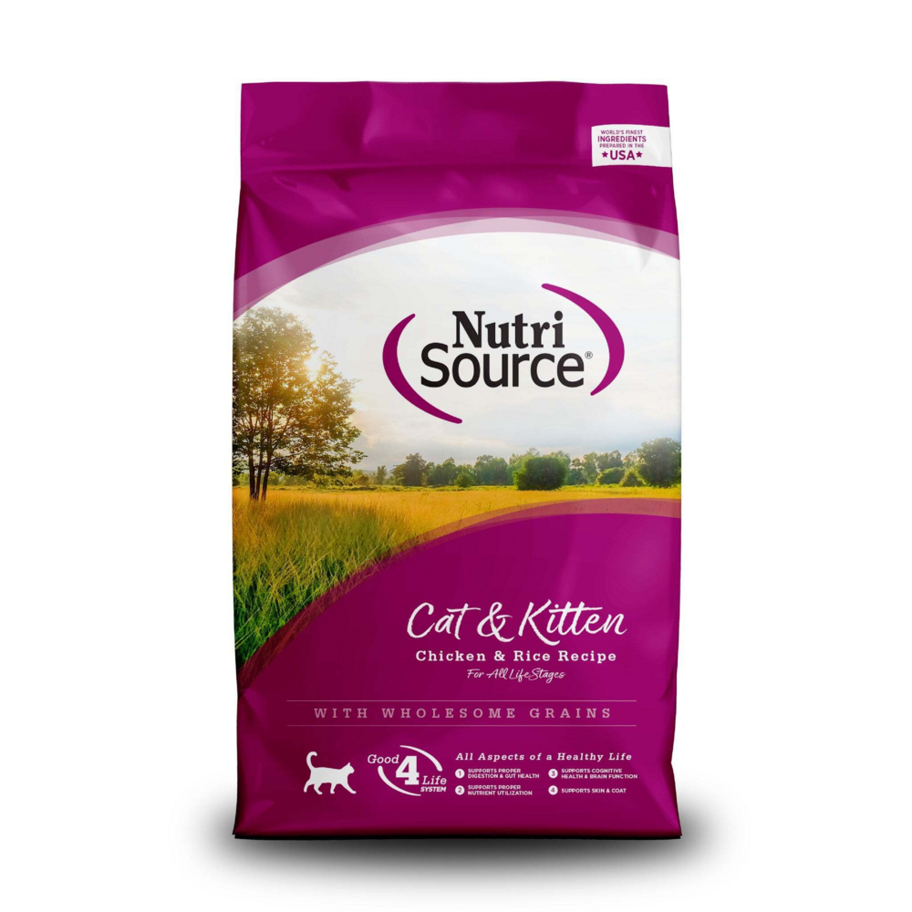 NutriSource Cat & Kitten Chicken & Rice Dry Cat Food