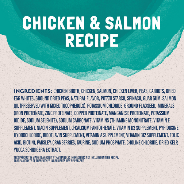 Natural Balance Original Ultra Platefulls Wet Cat Food, Chicken & Salmon Morsels in Gravy Recipe