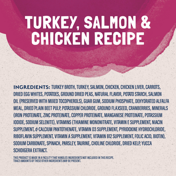 Natural Balance Original Ultra Platefulls Wet Cat Food, Turkey, Salmon & Chicken Morsels in Gravy Recipe