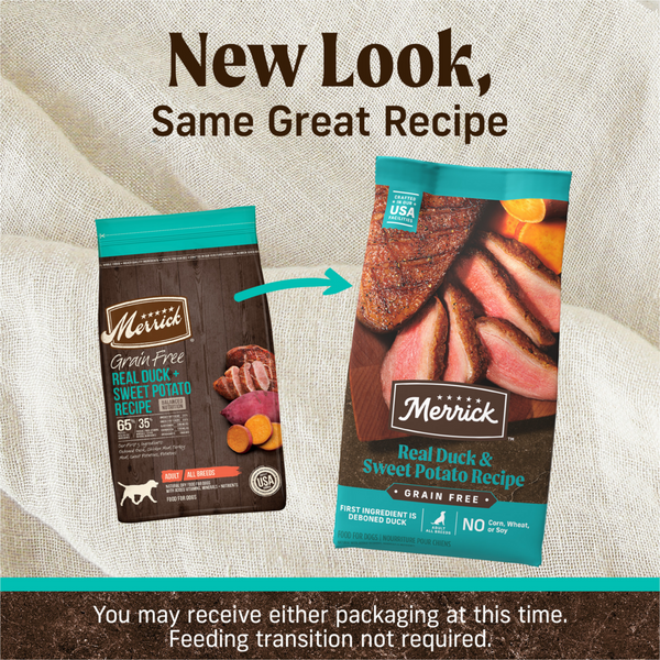 Merrick Grain Free Duck and Sweet Potato Adult Dry Dog Food