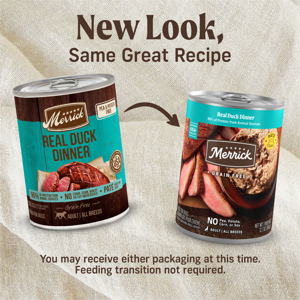 Merrick Grain Free 96% Duck Adult Wet Dog Food