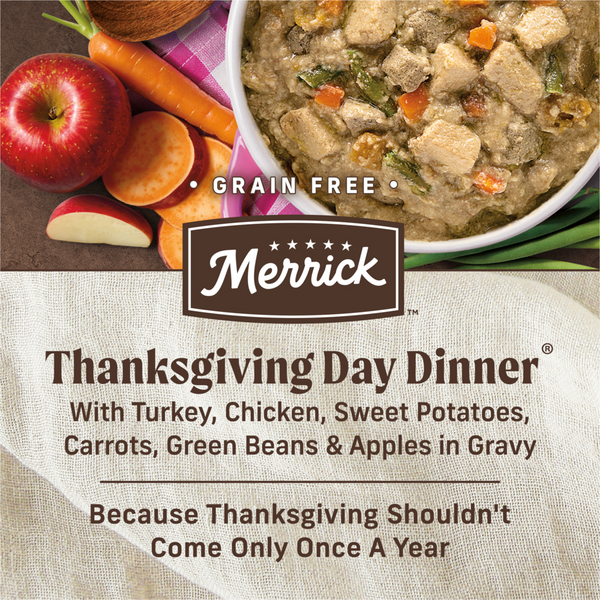 Merrick Grain Free Thanksgiving Dinner Adult Wet Dog Food