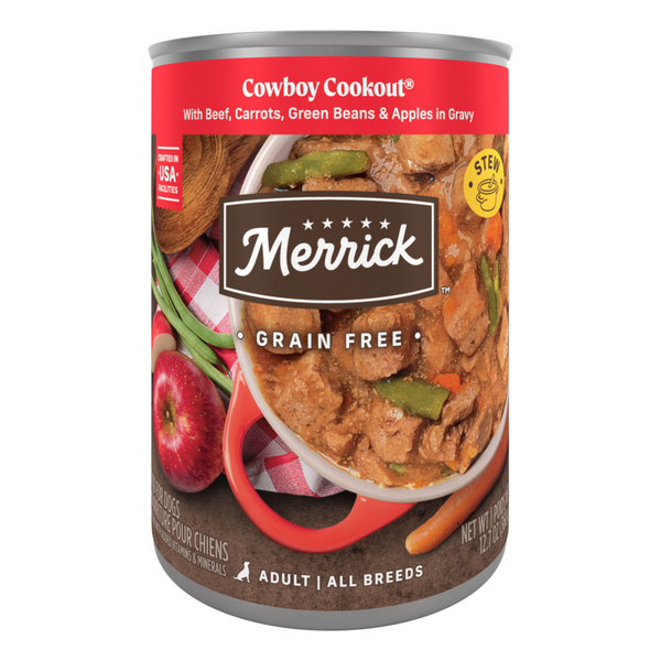 Merrick Grain Free Cowboy Cookout Canned Dog Food
