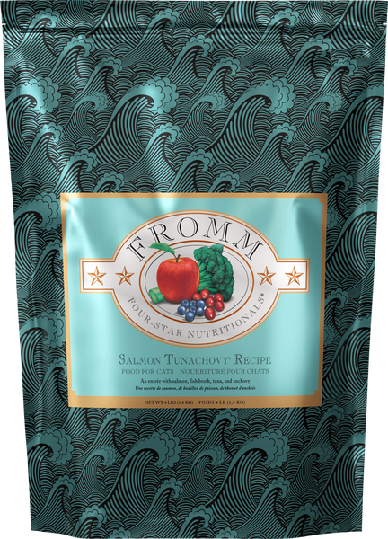 Fromm Four Star Salmon Tunachovy Grain Free Recipe Dry Cat Food