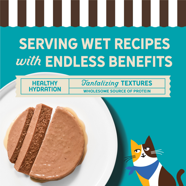 Merrick Purrfect Bistro Grain Free Duck Pate Adult Wet Cat Food