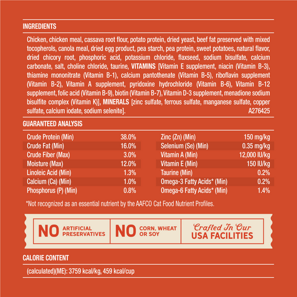 Merrick Purrfect Bistro Grain Free Real Chicken & Sweet Potato Recipe Dry Cat Food