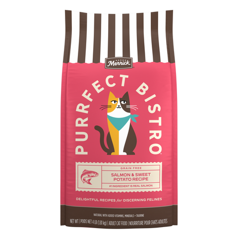 Merrick Purrfect Bistro Grain Free Real Salmon & Sweet Potato Recipe Dry Cat Food