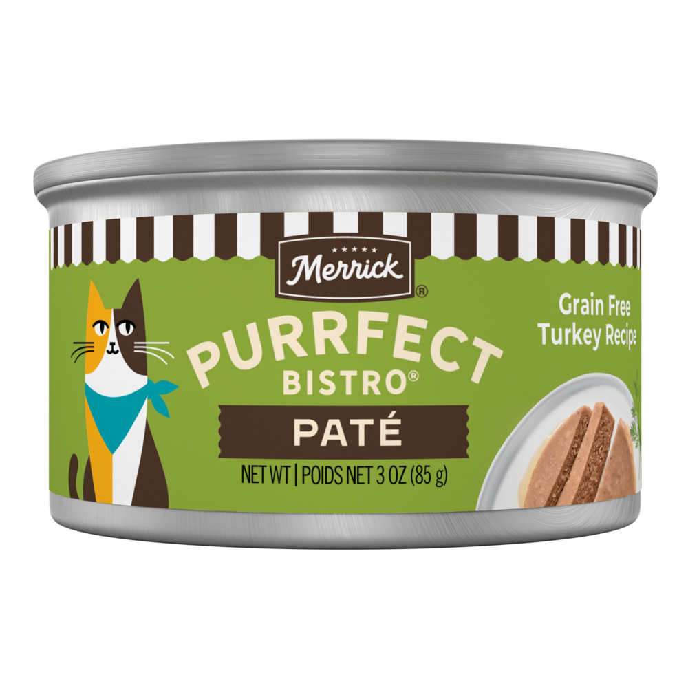 Merrick Purrfect Bistro Grain Free Turkey Pate Adult Wet Cat Food