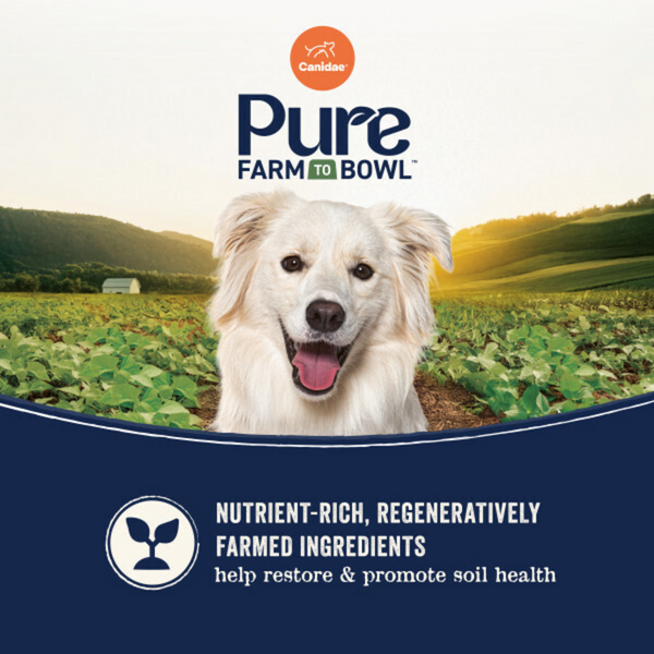 Canidae Pure Farm To Bowl Free-Range Bison, Lentil & Carrot Recipe Dog Food