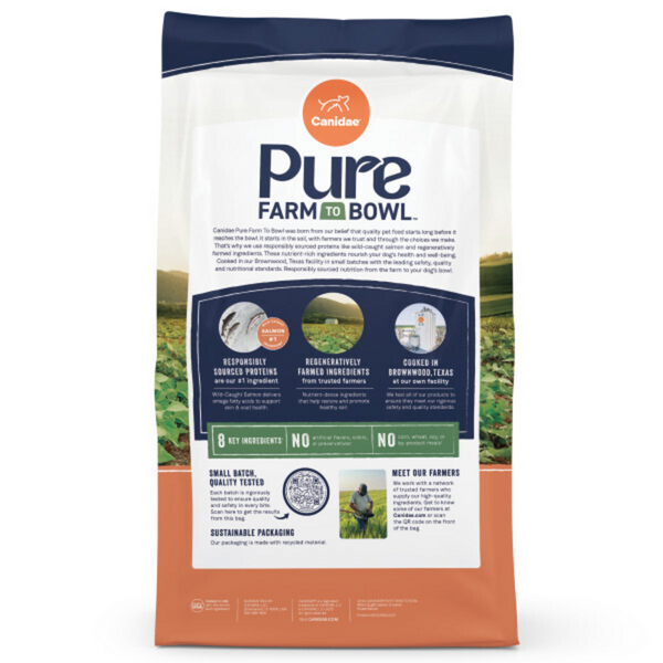 Canidae Pure Farm To Bowl Wild-Caught Salmon & Sweet Potato Recipe Dog Food