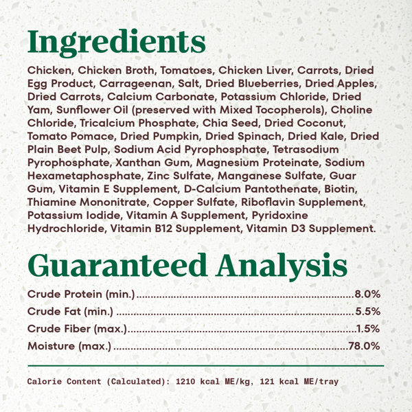 Nutro Ultra Grain-Free Chicken Entree Pate with Tomatoes and Carrots Adult Wet Dog Food Trays