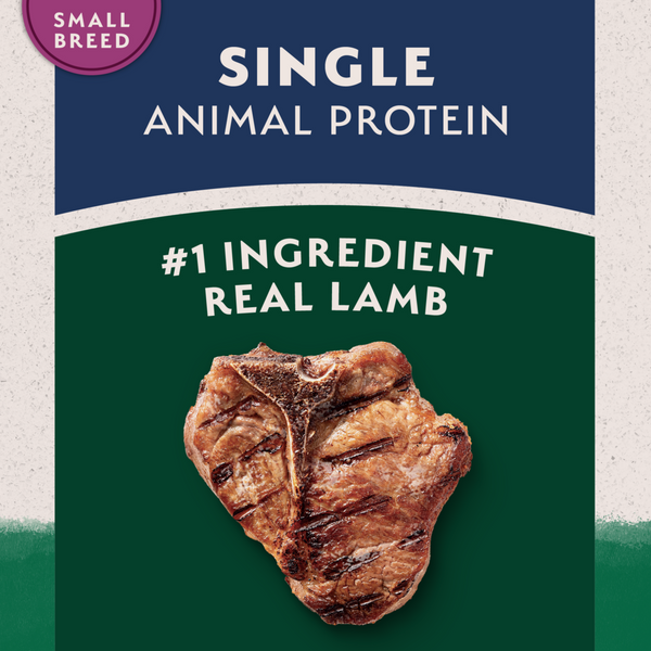 Natural Balance Limited Ingredient Dry Dog Food, Lamb & Brown Rice Small Breed Bites Recipe