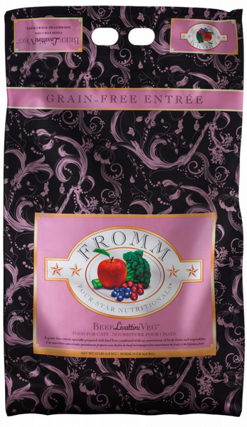 Fromm Four Star Beef Livattini Veg Recipe Dry Cat Food
