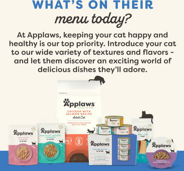 Applaws Natural Tuna with Shrimp in Broth Can Cat Food