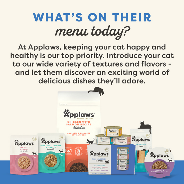 Applaws Natural Tuna with Seaweed in Broth Can Cat Food