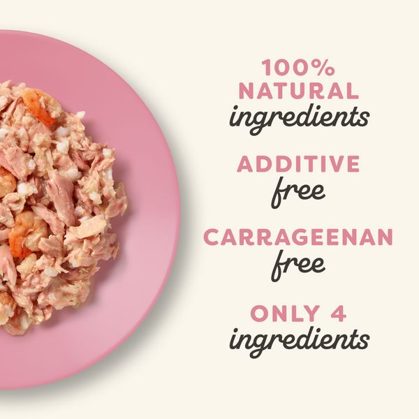 Applaws Natural Tuna Fillet with Shrimp in Broth Can Cat Food