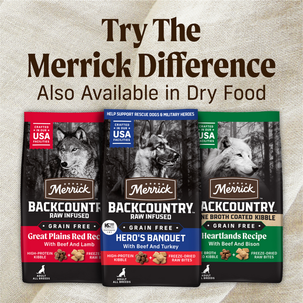 Merrick Backcountry Grain Free Backcountry 96% Chicken Recipe Canned Dog Food